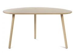 Mesa De Apoio| Mesa lateral 84x50x43,5 cm natural Castanho