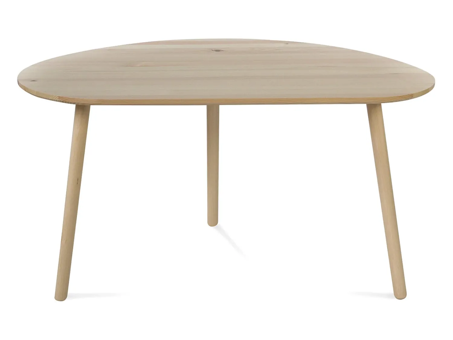 Mesa De Apoio| Mesa lateral 84x50x43,5 cm natural Castanho