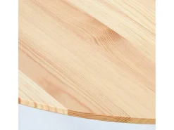 Mesa De Apoio| Mesa lateral 84x50x43,5 cm natural Castanho