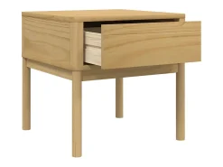 Mesa De Centro|vidaxl Mesa para candeeiro FLORO 55x55x54 cm pinho maciço castanho mel Natural claro