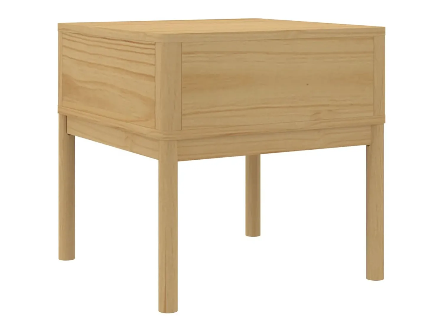 Mesa De Centro|vidaxl Mesa para candeeiro FLORO 55x55x54 cm pinho maciço castanho mel Natural claro