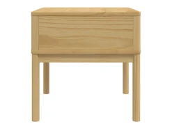 Mesa De Centro|vidaxl Mesa para candeeiro FLORO 55x55x54 cm pinho maciço castanho mel Natural claro