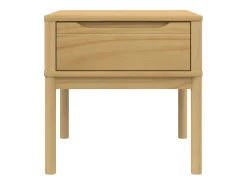 Mesa De Centro|vidaxl Mesa para candeeiro FLORO 55x55x54 cm pinho maciço castanho mel Natural claro
