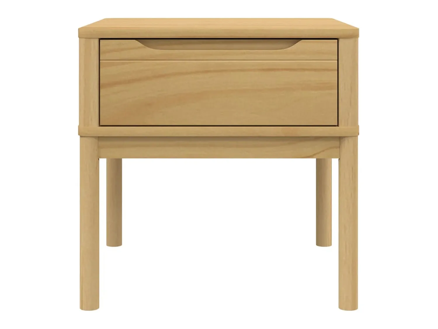 Mesa De Centro|vidaxl Mesa para candeeiro FLORO 55x55x54 cm pinho maciço castanho mel Natural claro