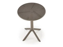Mesa De Centro| Mesa redonda para 4 pessoas, 60x72 cm Castanho