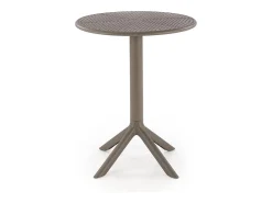 Mesa De Centro| Mesa redonda para 4 pessoas, 60x72 cm Castanho