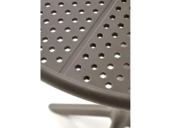 Mesa De Centro| Mesa redonda para 4 pessoas, 60x72 cm Castanho