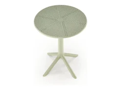 Mesa De Centro* Mesa redonda para 4 pessoas, 60x72 cm Verde