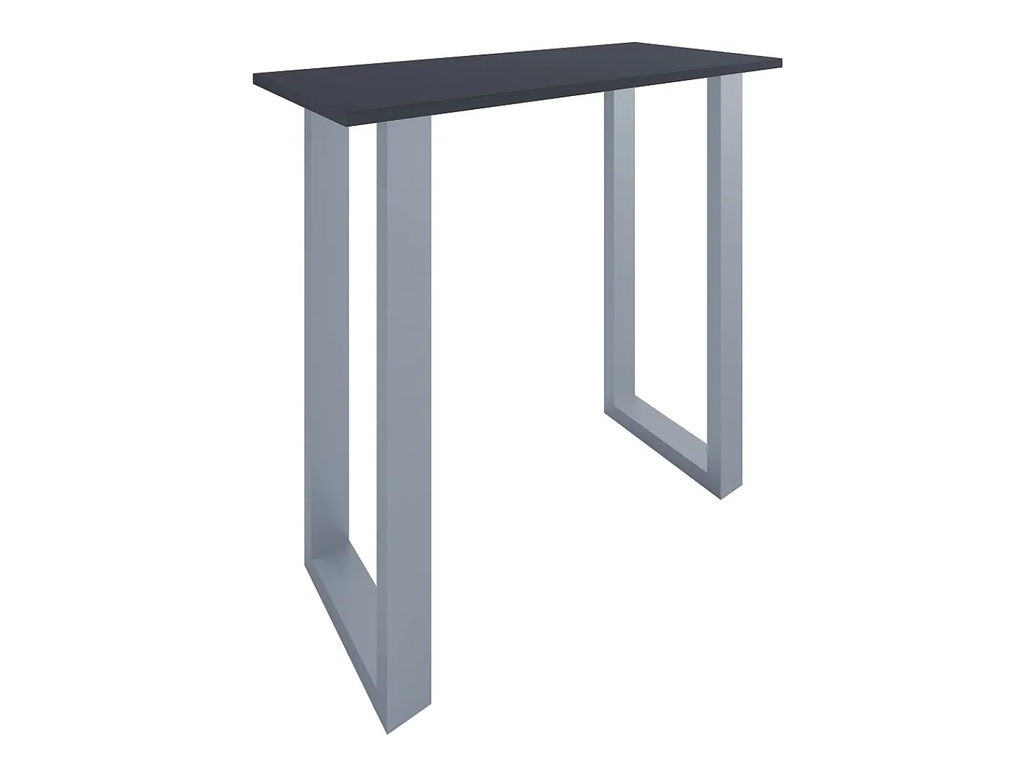 Móvel De Bar*VCM Mesa Bar | Tresen | Mesa em pé | Mesa alta | Mesa Bartresen - Xona 110x50 cm (Prata / Antracite) Multicor