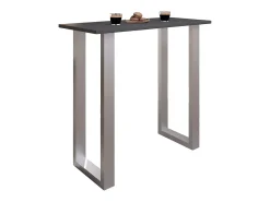 Móvel De Bar*VCM Mesa Bar | Tresen | Mesa em pé | Mesa alta | Mesa Bartresen - Xona 110x50 cm (Prata / Antracite) Multicor