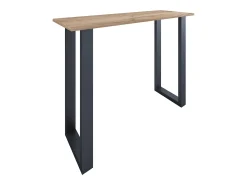 Sale VCM Mesa Bar | Tresen | Mesa em pé | Mesa alta | Mesa Barba Bar - Xona 140x50 cm (Preto / Carvalho Mel) Multicor