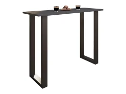 Outlet VCM Mesa Bar | Tresen | Mesa em pé | Mesa alta | Mesa Bartresen - Xona 140x50 cm (Preto / Antracite) Multicor