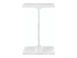 Mesa De Centro* Mesa 30,5x46x38 cm branca Avola AV2330-2 Branco