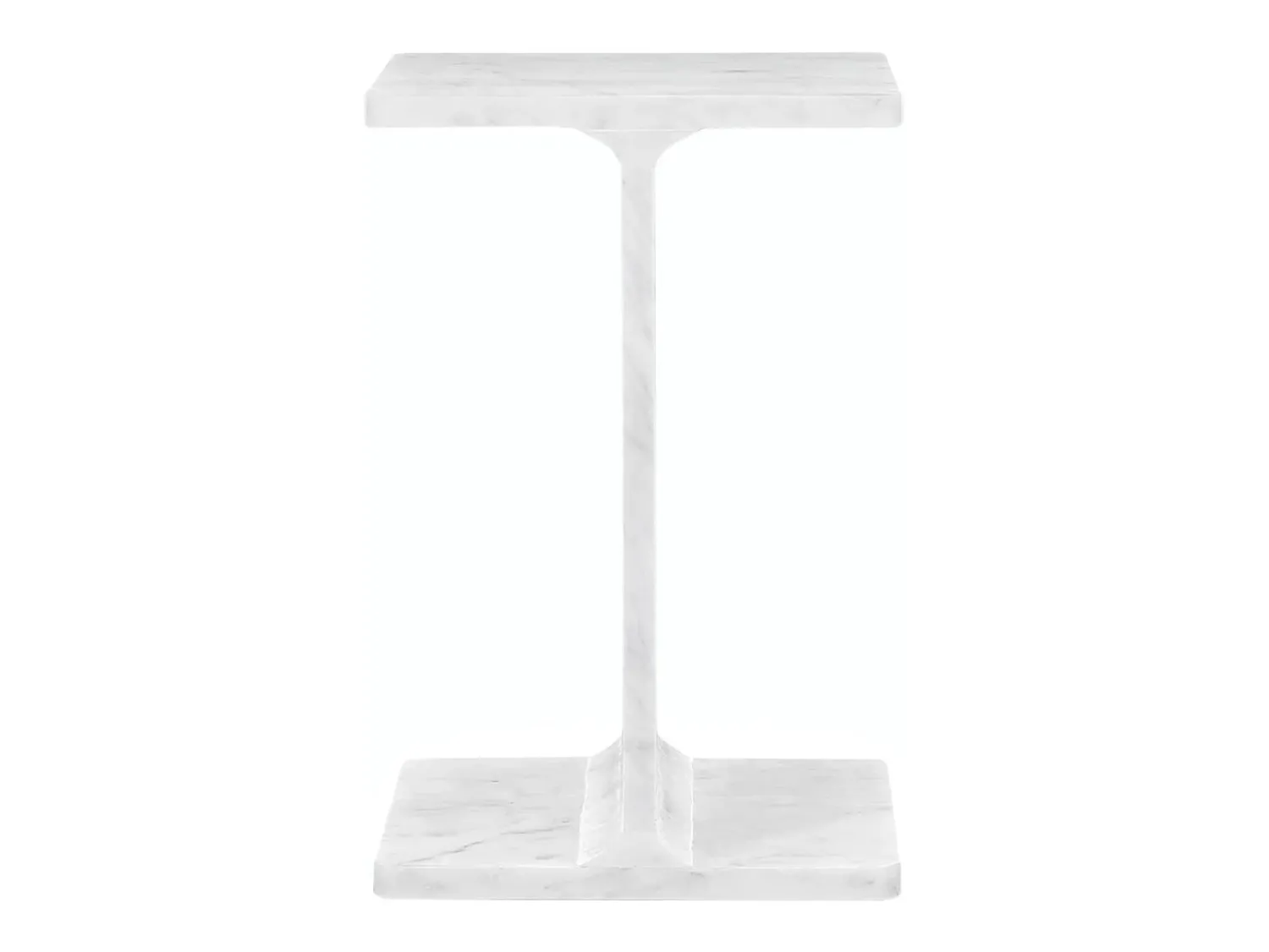 Mesa De Centro* Mesa 30,5x46x38 cm branca Avola AV2330-2 Branco