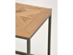 Outlet Mesa 45x50x45 cm carvalho natural indus in04-0 Cinzento / Castanho