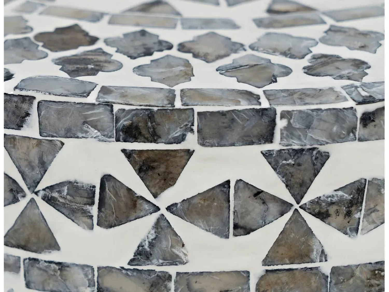 Mesa De Centro| Mesa 40,5x46x40,5 cm Cinza Avola av1730-28gt Cinzento