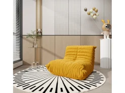 Mesa De Centro* Mesa 35x57x35 cm dourada modig m28 Branco / Dourado