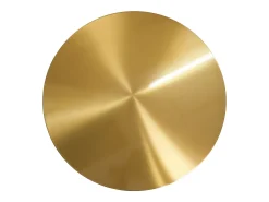Mesa De Centro* Mesa 35x57x35 cm dourada modig m28 Branco / Dourado