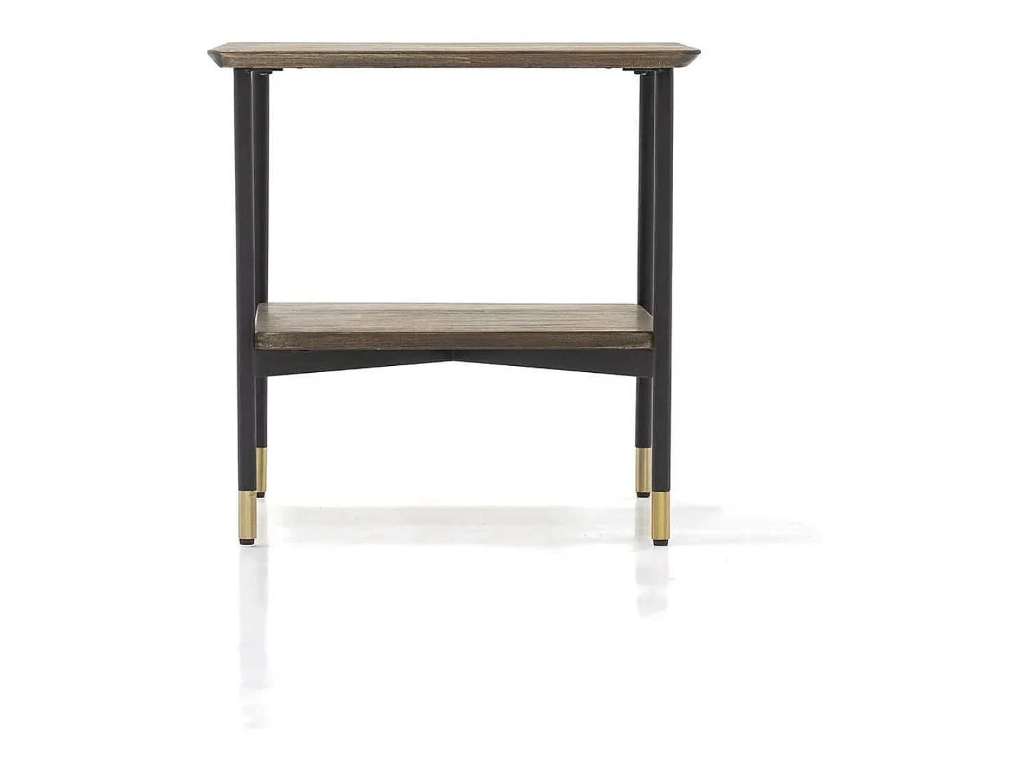 Mesa De Centro| Mesa 50x50x50 cm Labirinto Castanho
