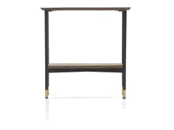 Mesa De Centro| Mesa 60x60x30 cm Labirinto mazl07-60 Castanho