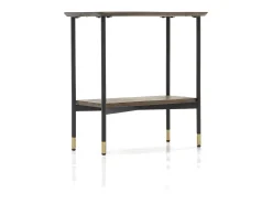 Mesa De Centro| Mesa 60x60x30 cm Labirinto mazl07-60 Castanho