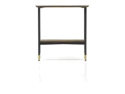 Mesa De Centro| Mesa 60x60x30 cm Labirinto mazl07-60 Castanho