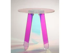Mesa De Centro* Mesa 45x47x45 cm multicolor modig m75-45 Transparente / Multicor