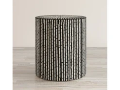 Mesa 40,5x46x40,5 cm preta Avola AV1730-28B^ Mesa De Centro