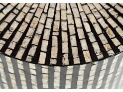 Mesa 40,5x46x40,5 cm preta Avola AV1730-28B^ Mesa De Centro