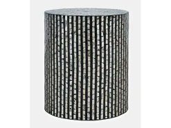 Mesa 40,5x46x40,5 cm preta Avola AV1730-28B^ Mesa De Centro