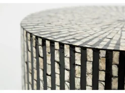 Mesa 40,5x46x40,5 cm preta Avola AV1730-28B^ Mesa De Centro