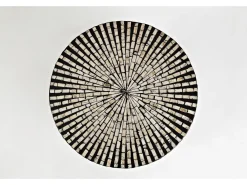 Mesa 40,5x46x40,5 cm preta Avola AV1730-28B^ Mesa De Centro