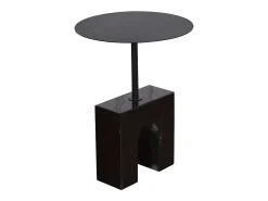 Mesa De Centro| Mesa 40x54x40 cm Preta modig m99 Preto