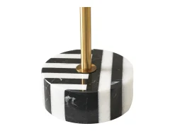 Mesa De Centro| Mesa 35x53x35 cm Preto branco dourado modig m29 Preto / Branco / Dourado