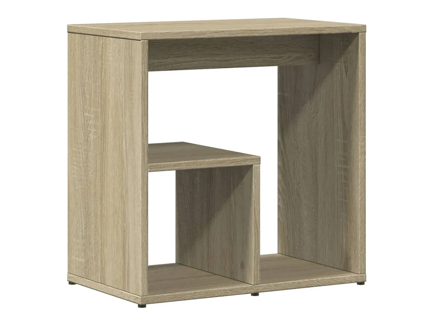 Mesa De Apoio* Mesas apoio 2 pcs 50x30x50 cm derivados madeira carvalho sonoma PT912493 Castanho