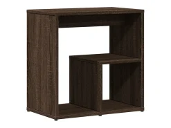 Mesa De Apoio|vidaxl Mesas apoio 2pcs 50x30x50cm derivados madeira carvalho castanho Natural claro