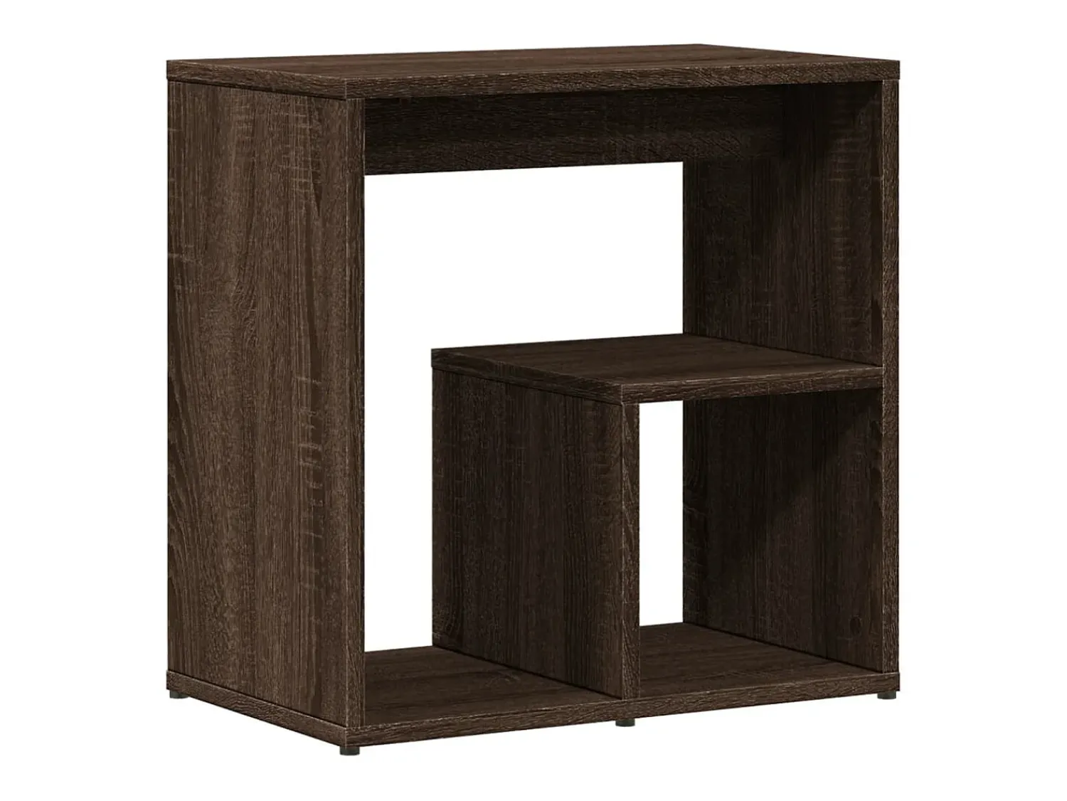 Mesa De Apoio|vidaxl Mesas apoio 2pcs 50x30x50cm derivados madeira carvalho castanho Natural claro