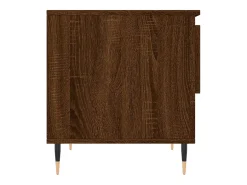 Mesa De Centro|vidaxl Mesas centro 2 pcs 50x46x50 cm deriv. madeira carvalho castanho Natural claro