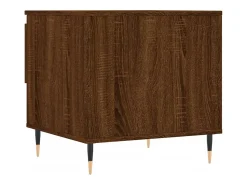 Mesa De Centro|vidaxl Mesas centro 2 pcs 50x46x50 cm deriv. madeira carvalho castanho Natural claro