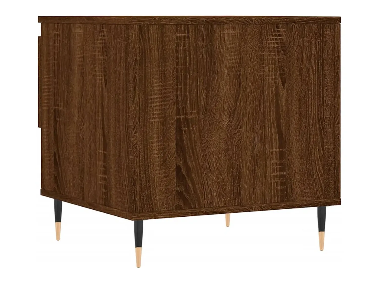 Mesa De Centro|vidaxl Mesas centro 2 pcs 50x46x50 cm deriv. madeira carvalho castanho Natural claro