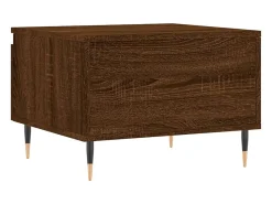 vidaxl Mesas centro 2 pcs 50x46x35 cm deriv. madeira carvalho castanho^ Mesa De Centro
