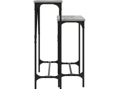 Consola| Mesas consola 2 pcs derivados de madeira sonoma PT950955 Cinzento