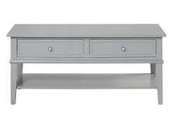 Clearance Dorel Home Mesas de aninhamento em mármore branco e natural Cinzento