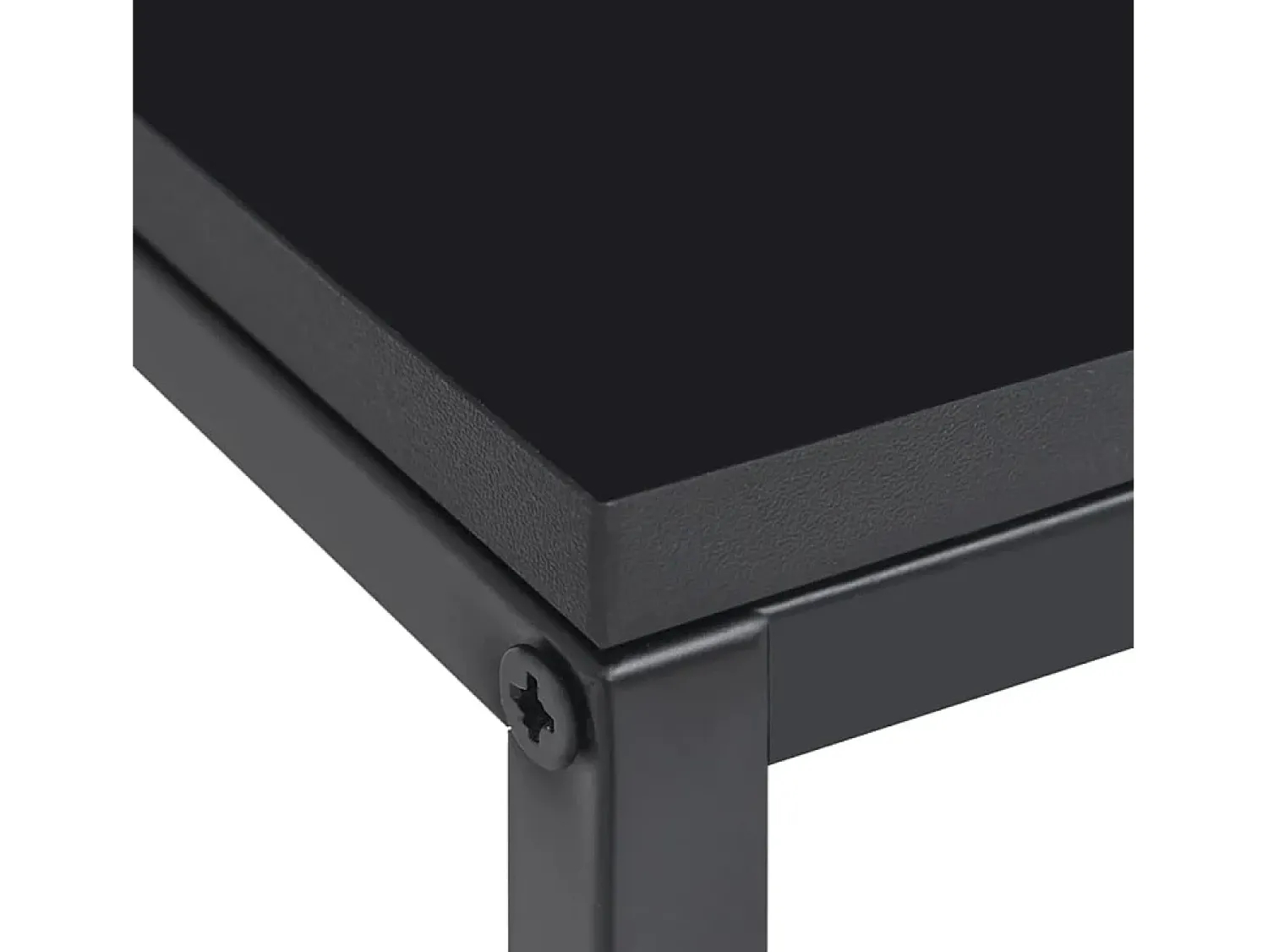 Mesa De Centro| Mesas de apoio 2 pcs aço PT127017 Preto