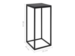 vidaxl Mesas de apoio 2 pcs aço^ Mesa De Apoio