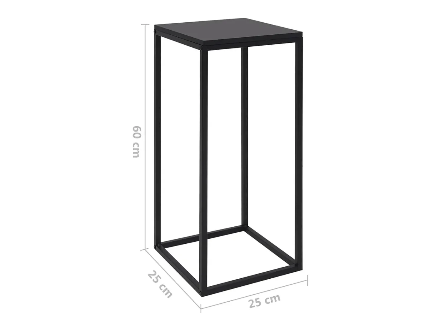 vidaxl Mesas de apoio 2 pcs aço^ Mesa De Apoio