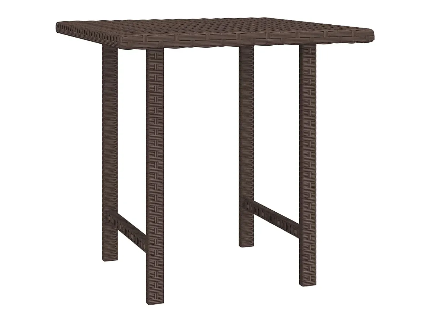 Outlet Mesas de apoio 3 pcs vime PE PT430165 Castanho