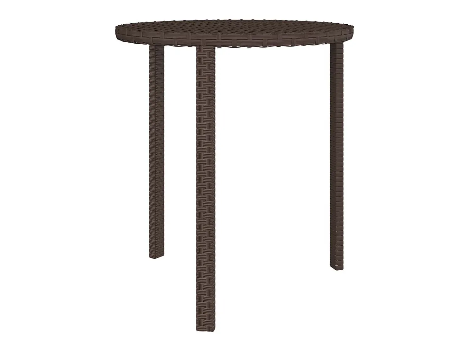 Outlet Mesas de apoio 3 pcs vime PE PT430165 Castanho