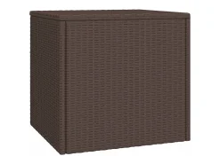 Outlet Mesas de apoio 3 pcs vime PE PT430165 Castanho