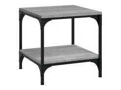 Sale Mesas de apoio 2 pcs 40x40x40 cm derivados madeira cinza sonoma PT466146 Cinzento